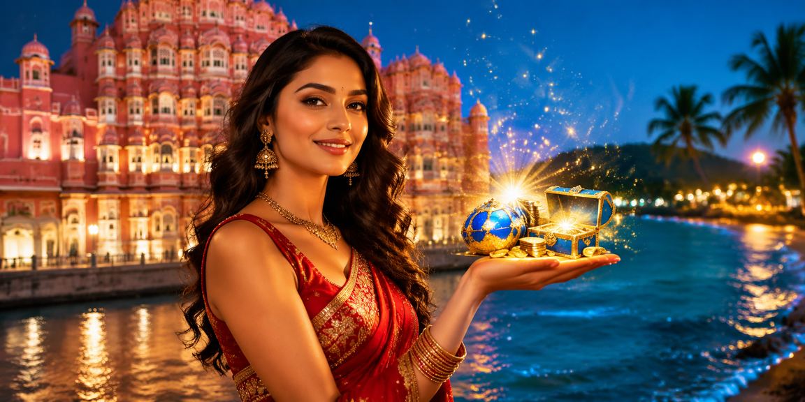 User playing Aviator game on mobile device in Jaipur evening entertainment setting